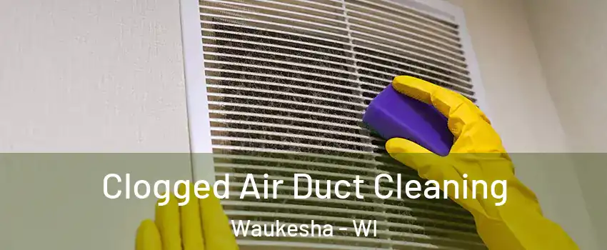  Clogged Air Duct Cleaning Waukesha - WI
