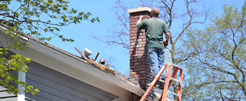 Vinyl and PVC Chimney Flashing Installation in Waukesha, WI