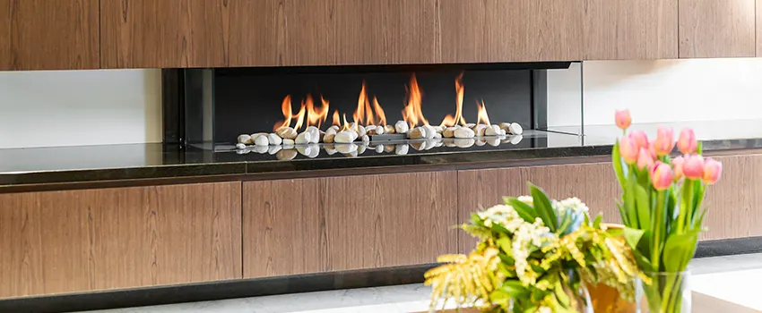 Double-height Fireplace Design Refurbishment in Waukesha, Wisconsin