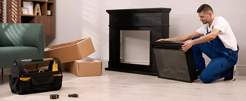 Old Rusted Metal Fireplace Repair And Replacement in Waukesha, WI